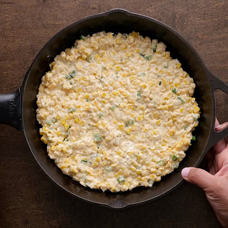 Transfer to baking dish.