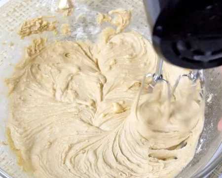 Batter mixed together.