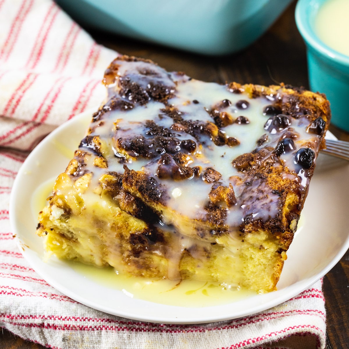 White Chocolate Bread Pudding