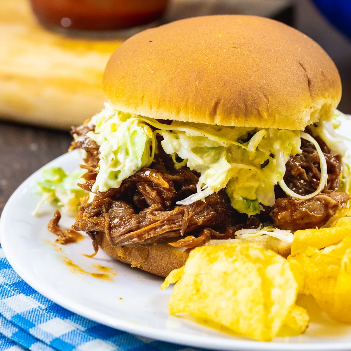 Slow Cooker Smoky Pulled Pork