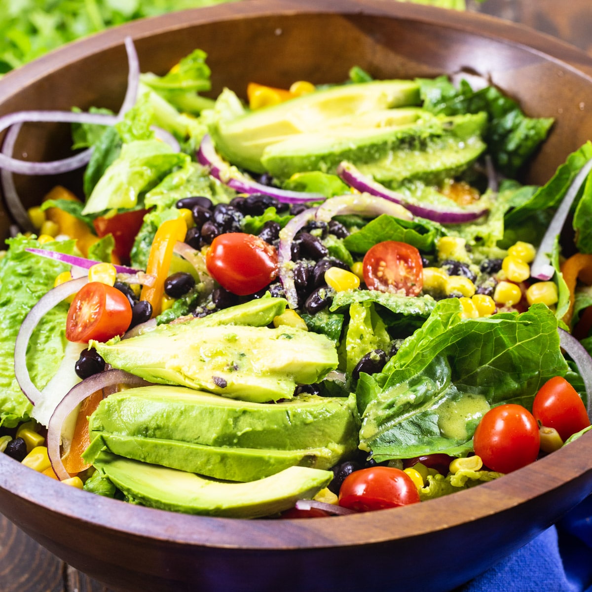 Southwestern Salad with Jalapeno Lime Vinaigrette