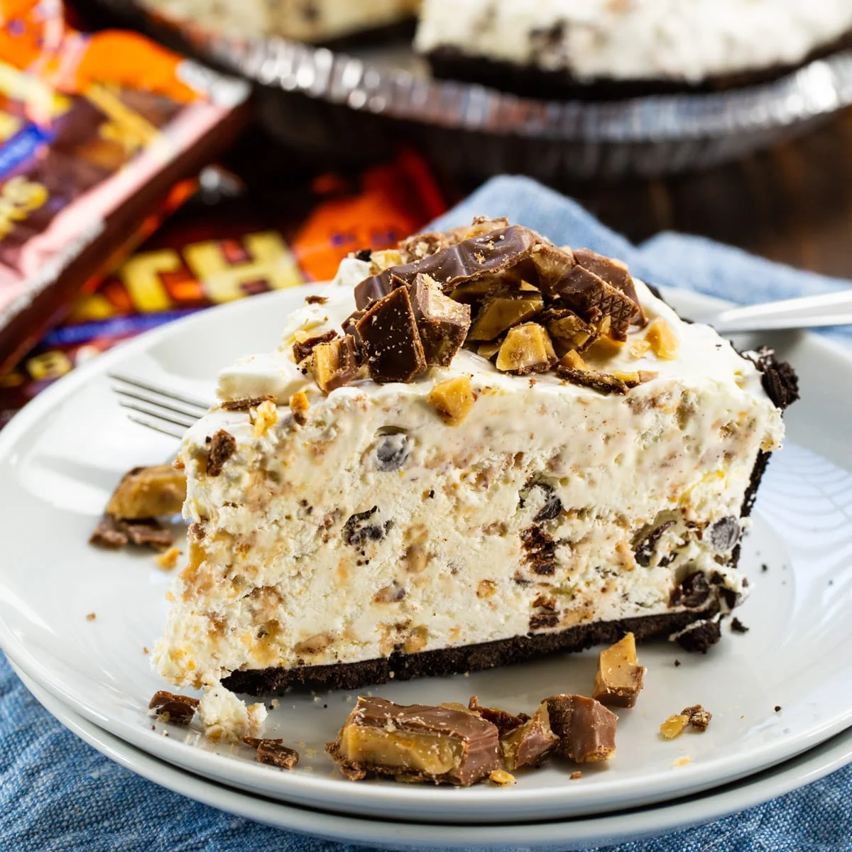Frozen Toffee Pie