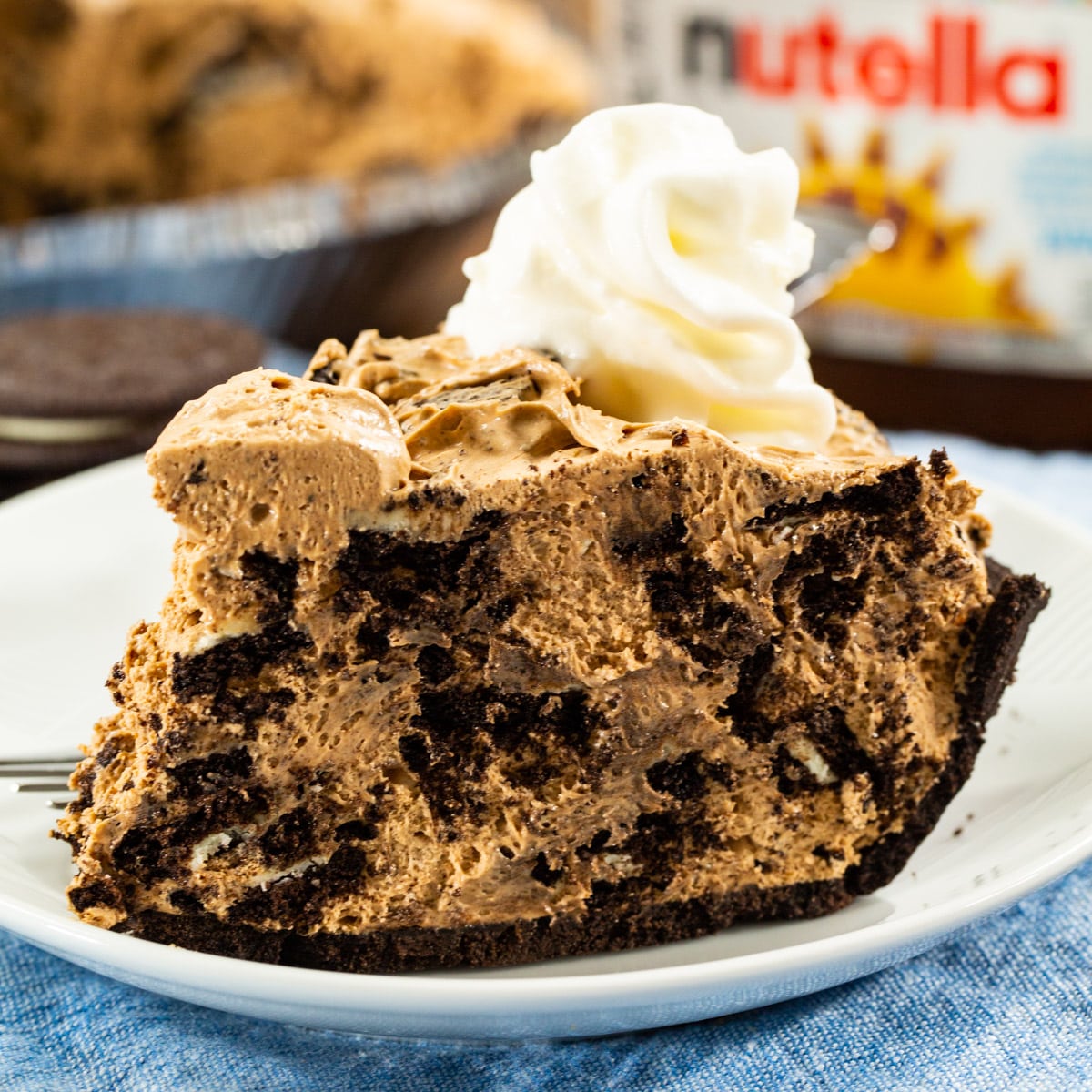 Nutella Oreo Pie