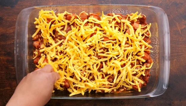 First layer cheese.