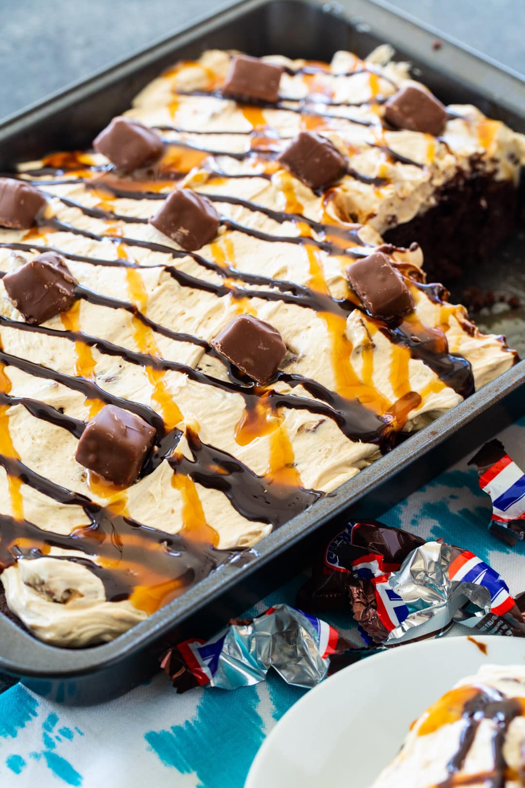 Poke Cake in 9x13-inch pan.