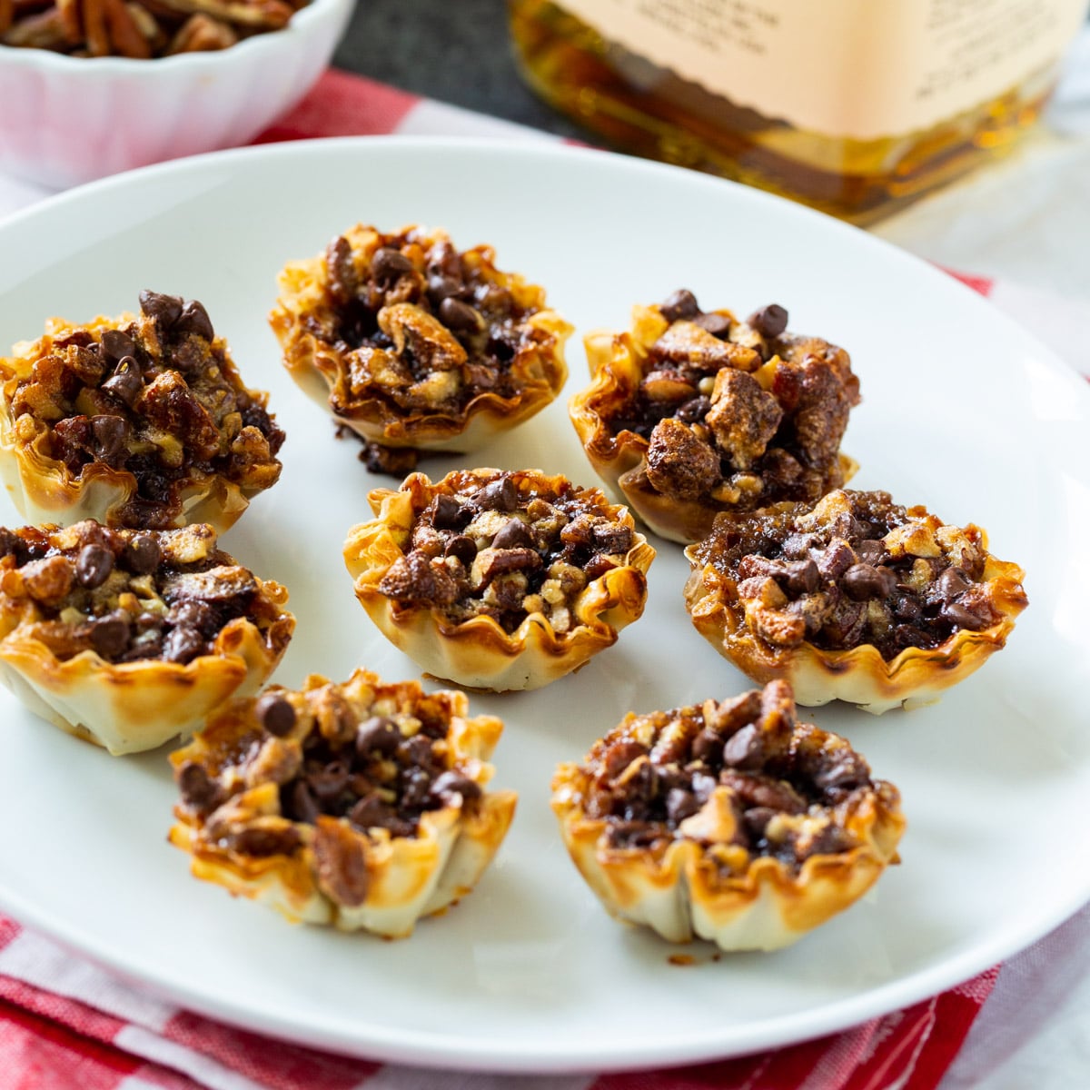 Bourbon Pecan Tartlets