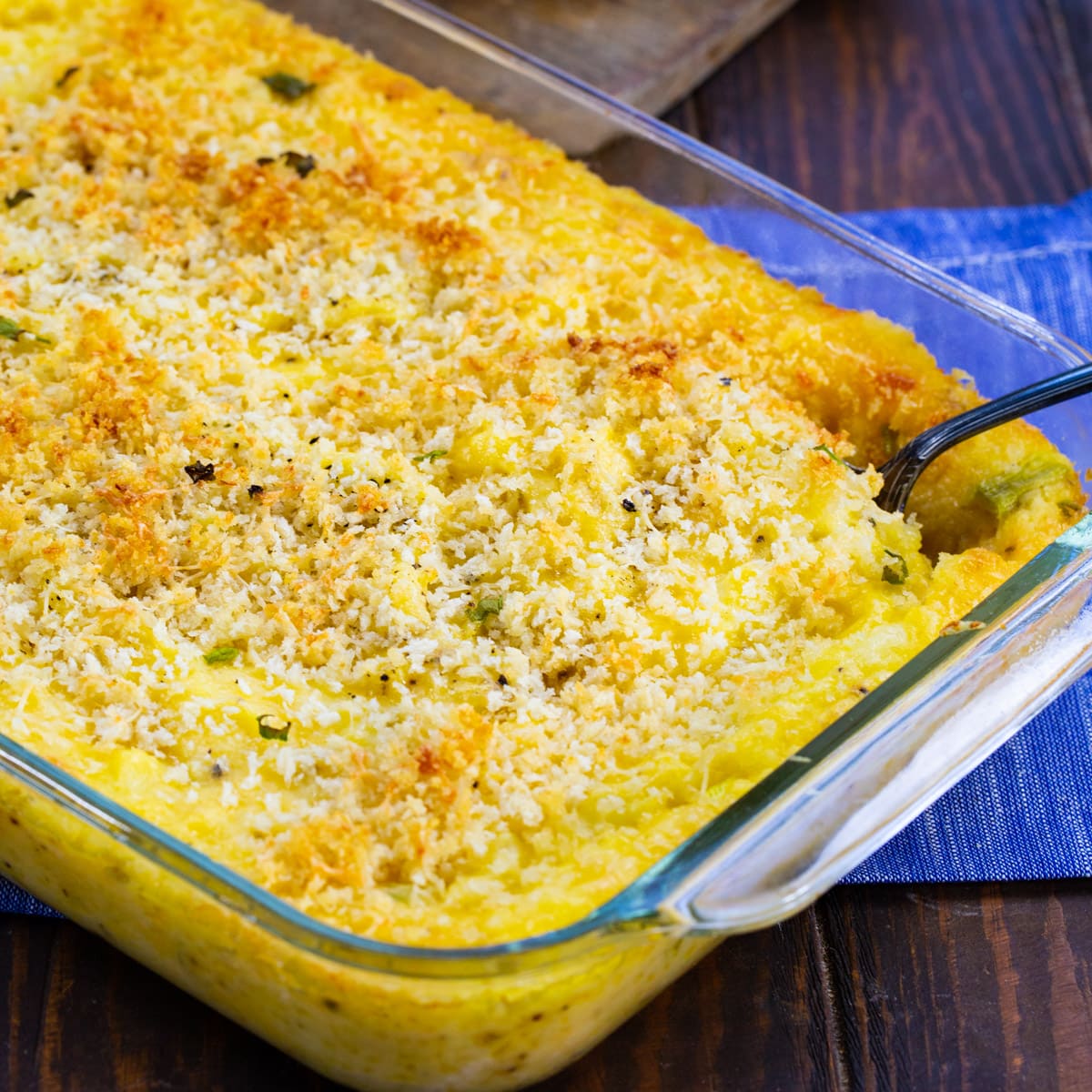 Cheesy Mashed Potato Casserole