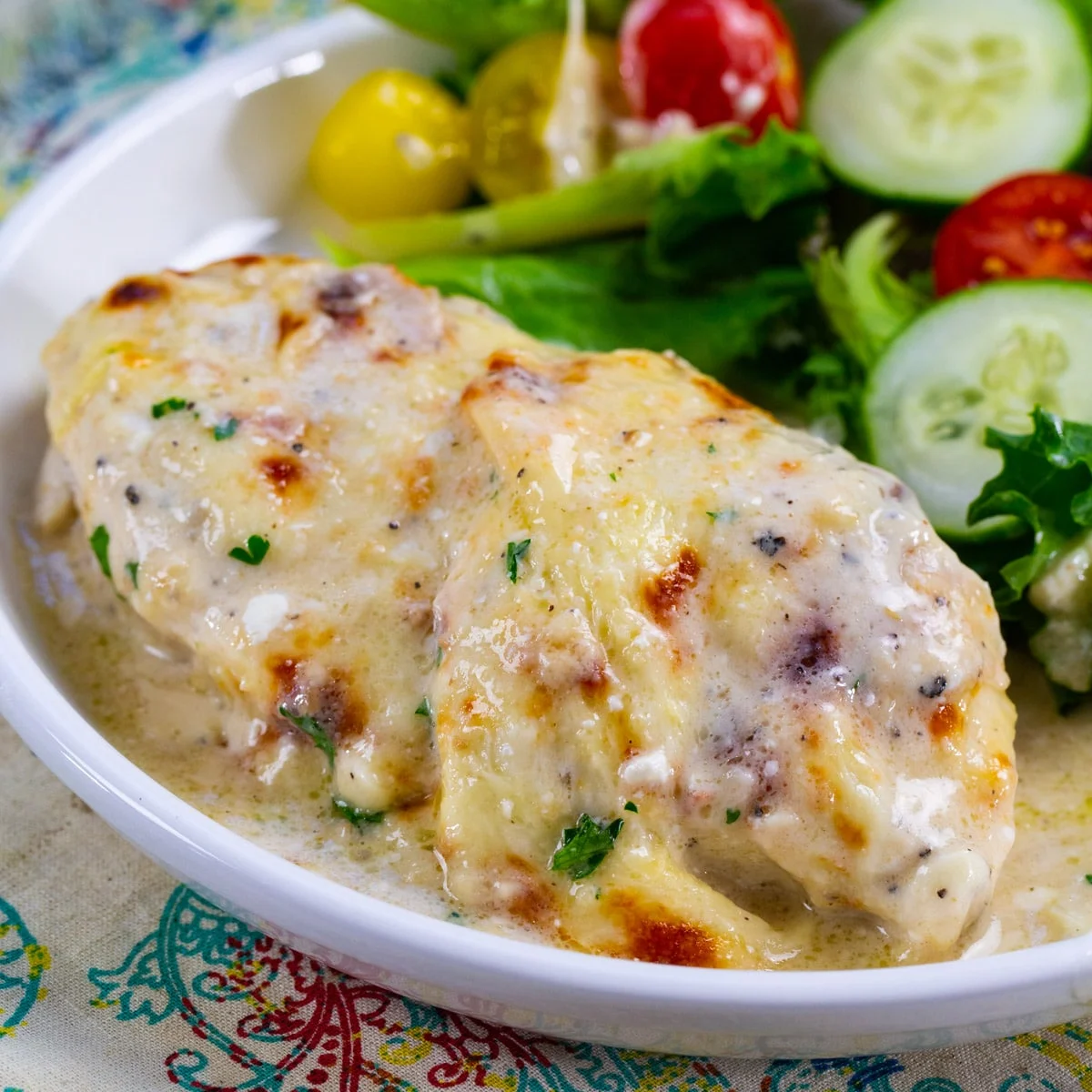 Baked Caesar Chicken