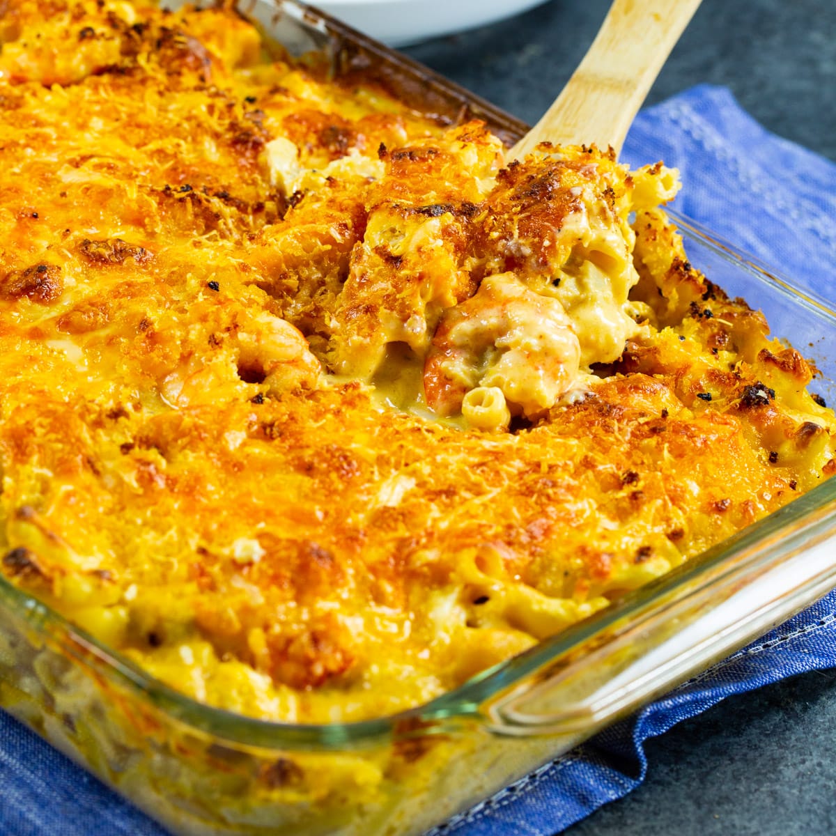 Cajun Shrimp and Crab Mac and Cheese