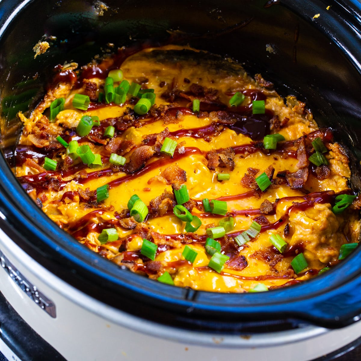 Slow Cooker BBQ Chicken Dip