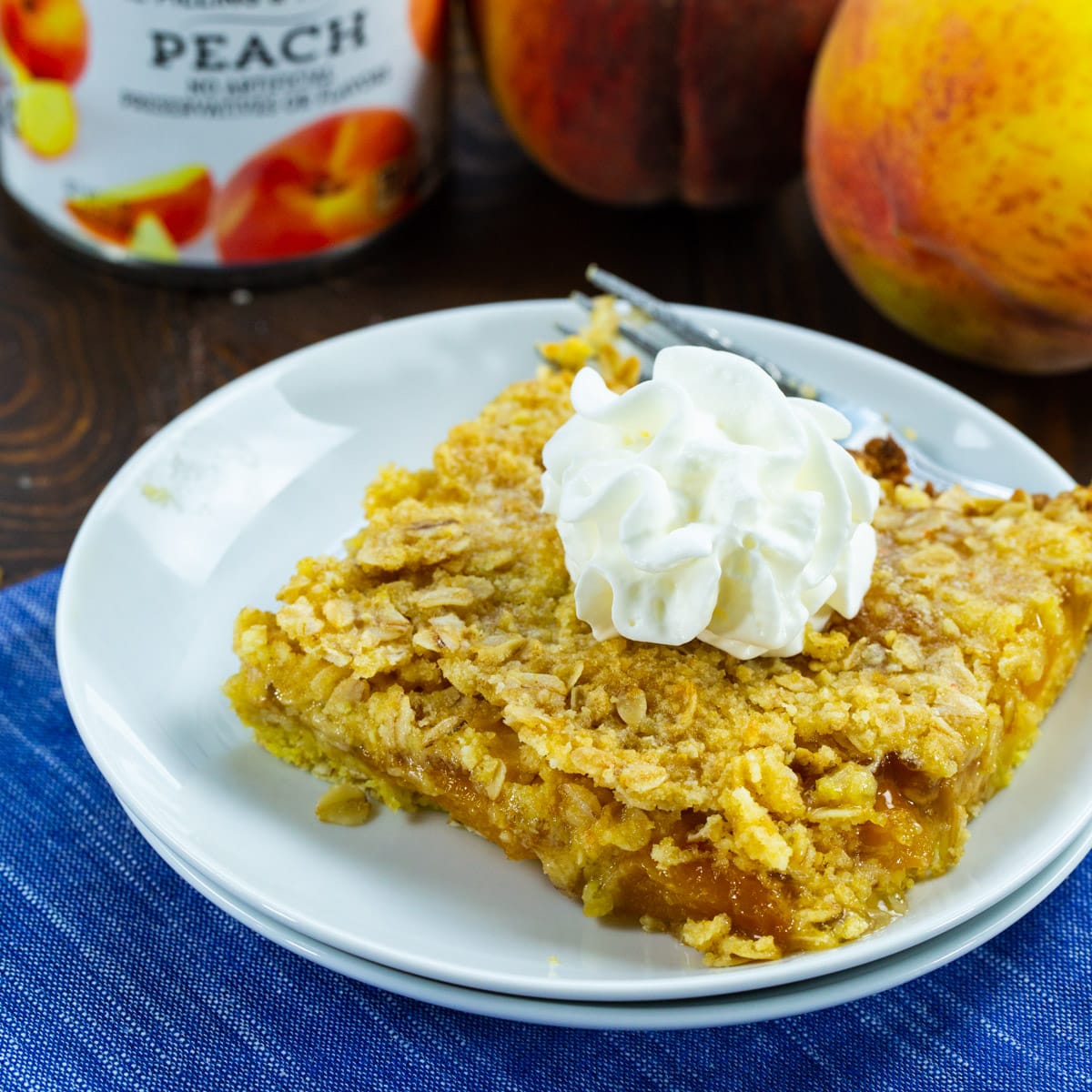 Easy Peach Bars