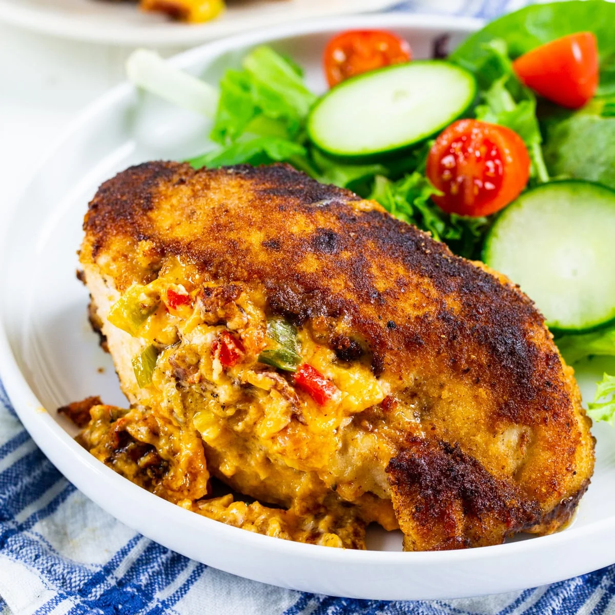 Pimento Cheese Stuffed Chicken