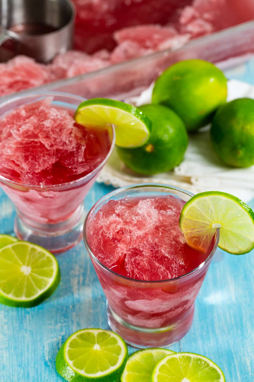 Cosmo Slush in two glasses.