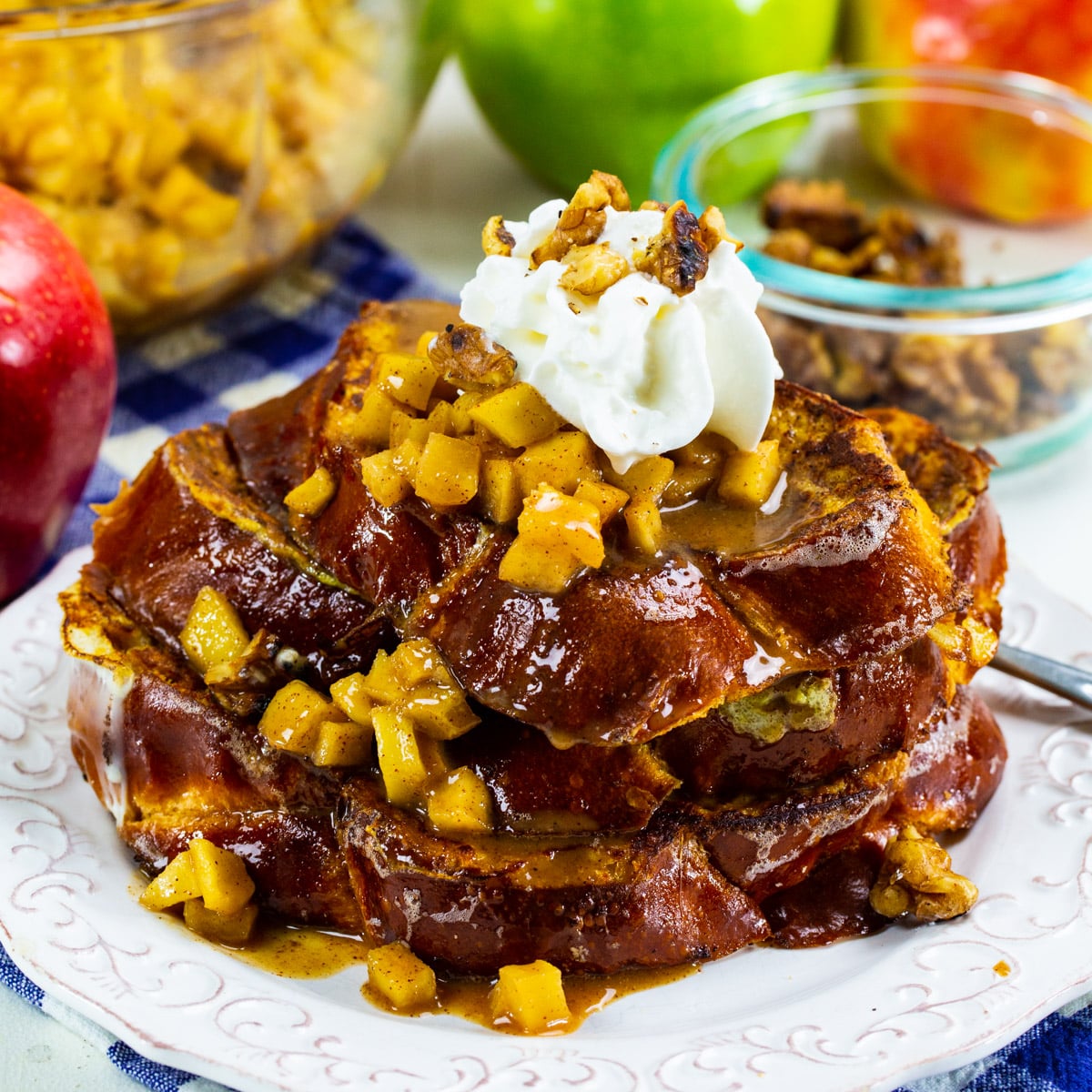 Caramel Apple French Toast