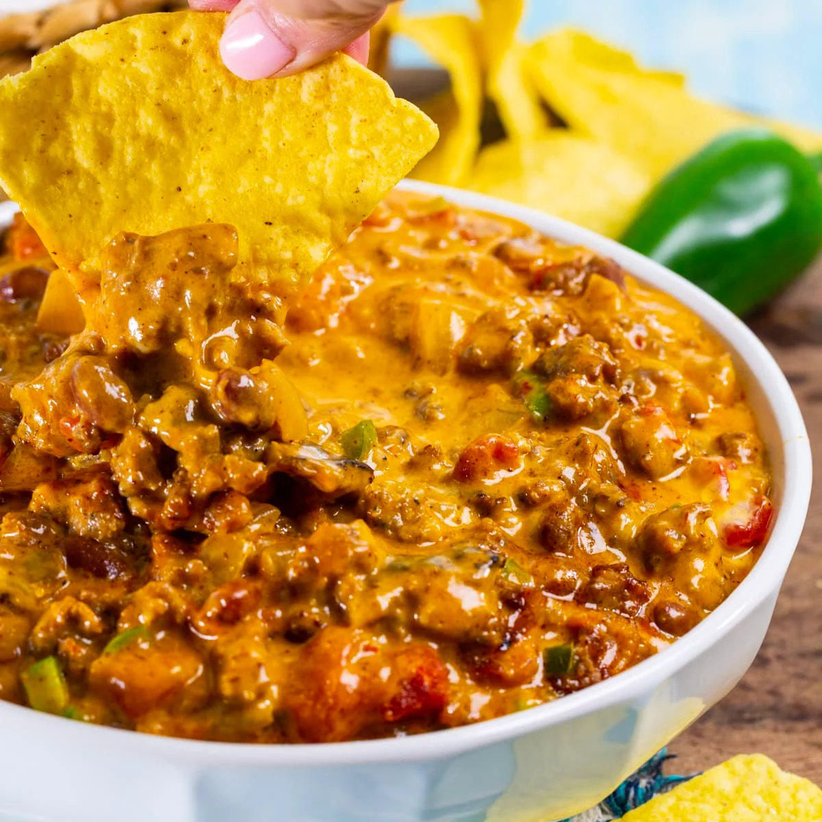 Ultimate Chili Cheese Dip