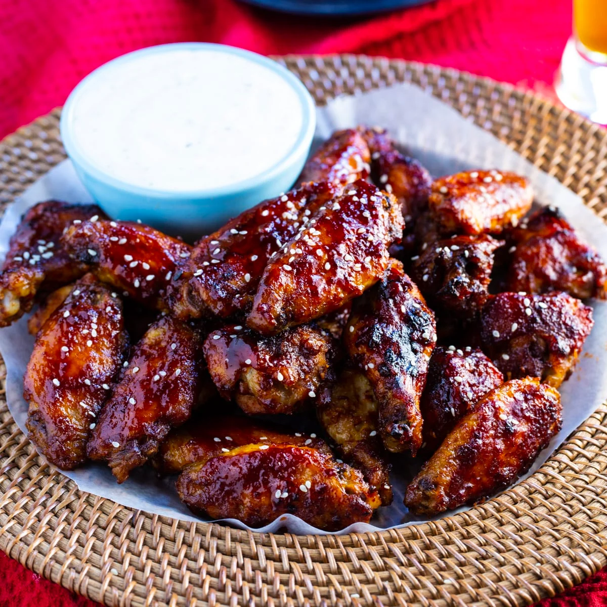 Crock Pot Sweet and Spicy Sticky Wings