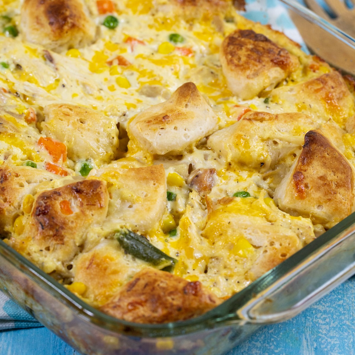Chicken Pot Pie Bubble Up