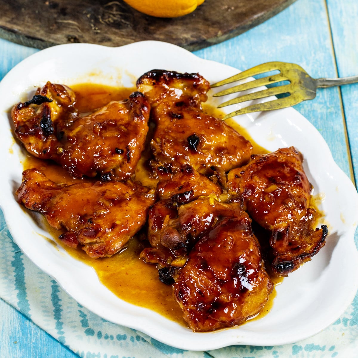 BBQ Orange Baked Chicken