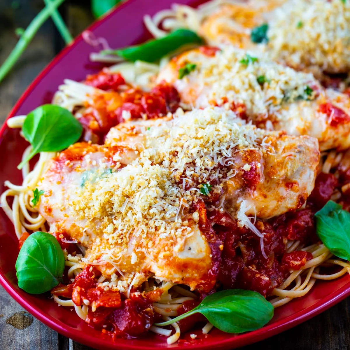 Crock Pot Chicken Parmesan