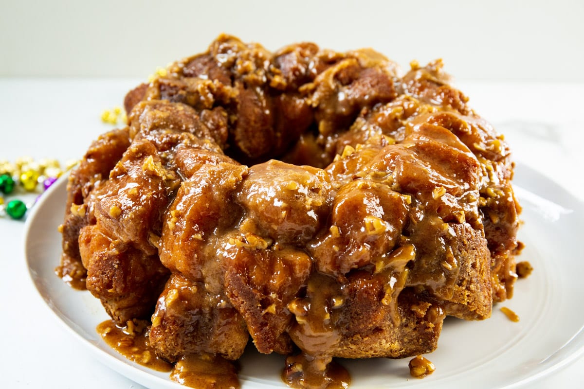 Monkey Bread before glaze has been put on.