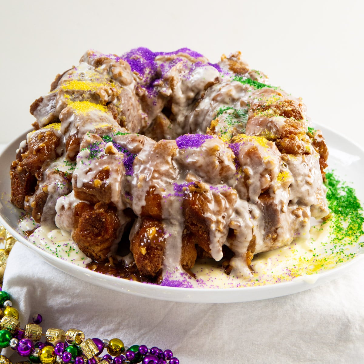Mardi Gras Monkey Bread