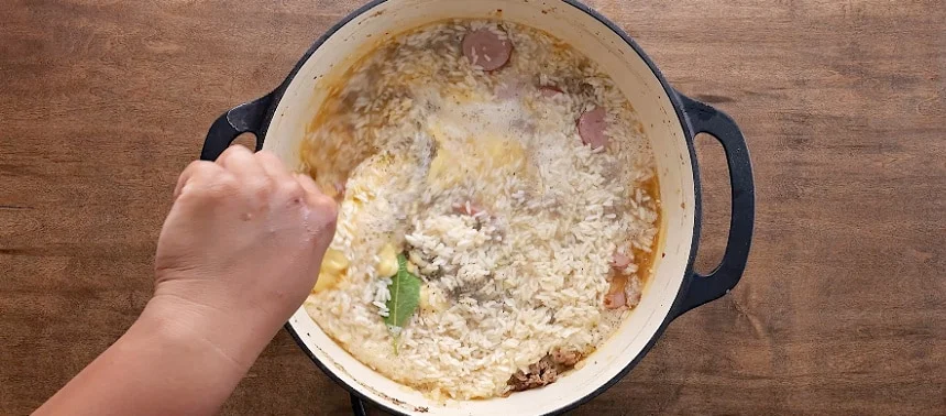 Remaining ingredients added.