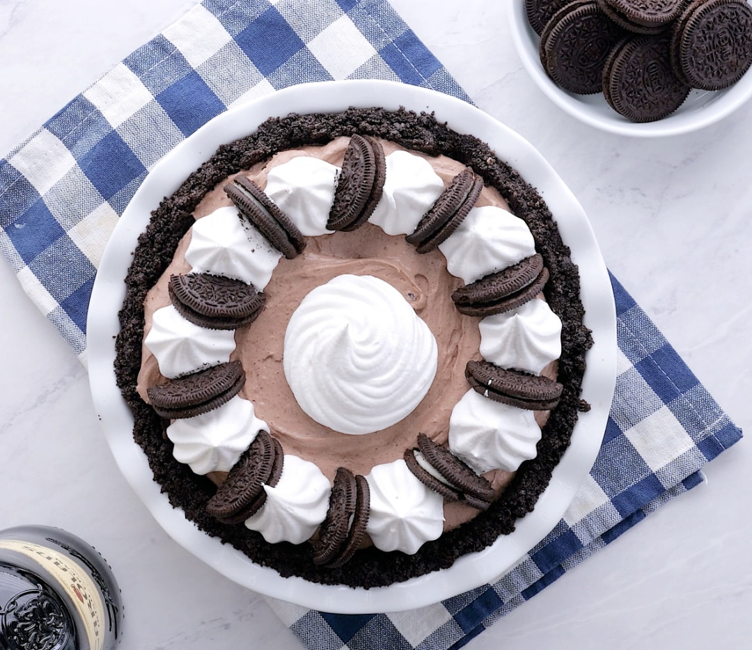 Decorated pie.