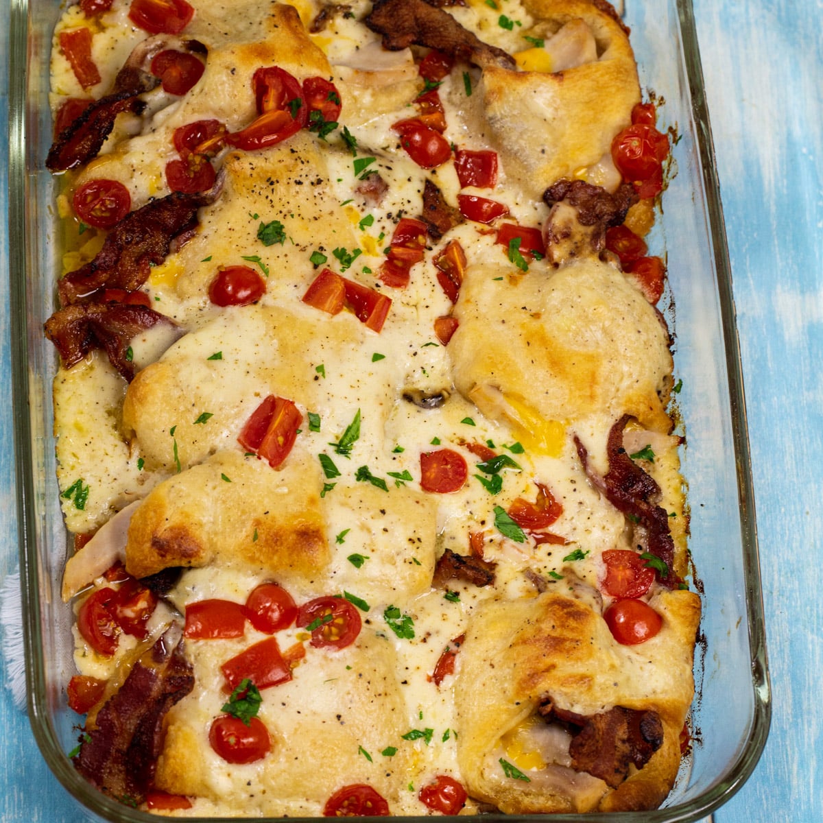 Kentucky Hot Brown Crescent Casserole