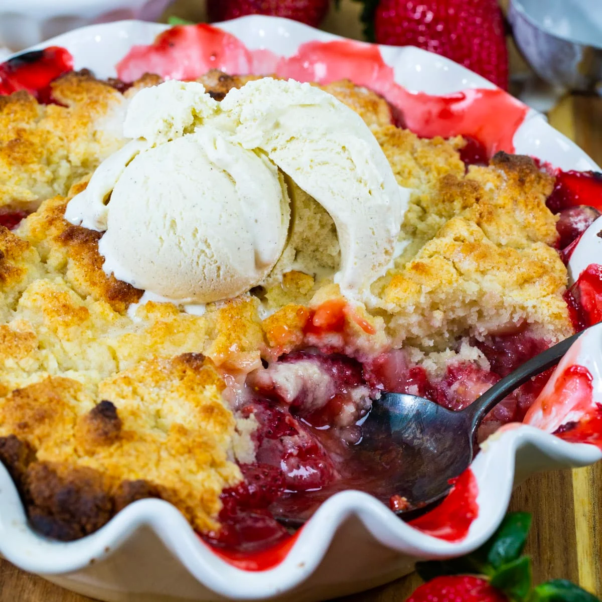 Strawberry Cobbler
