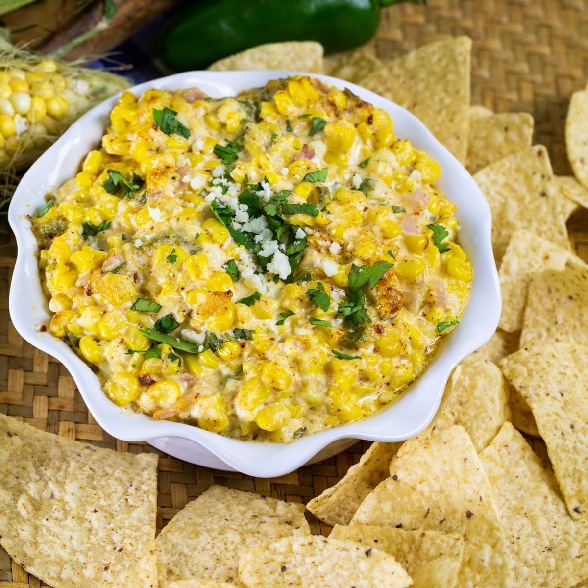 Spicy Mexican Street Corn Dip