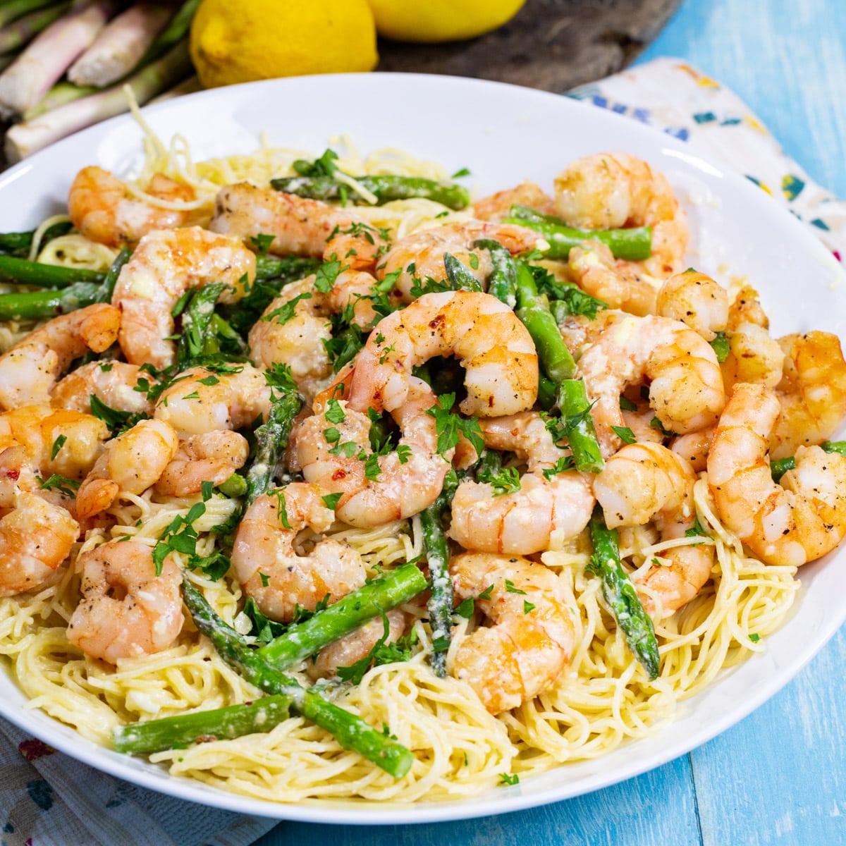 Creamy Lemon Shrimp Pasta
