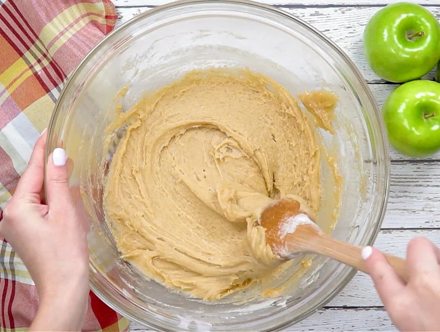 Batter in a bowl.