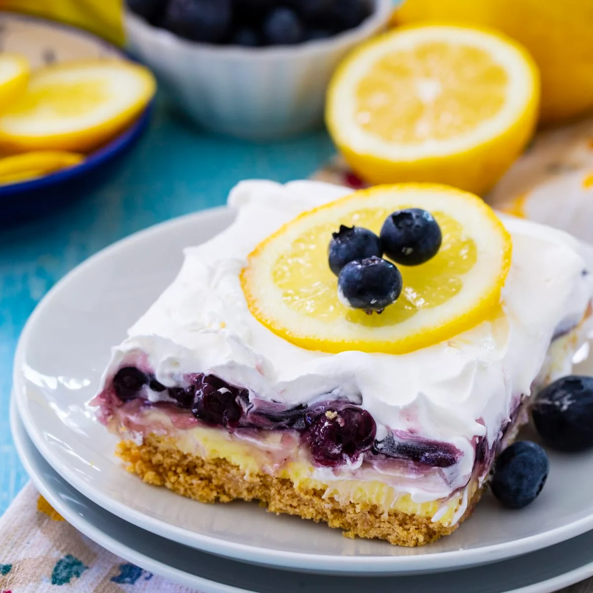 Blueberry Lemon Layer Dessert