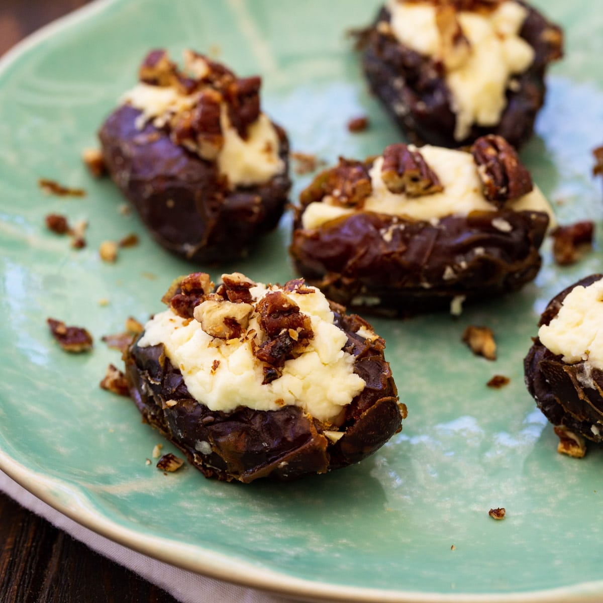 Whipped Feta Stuffed Dates