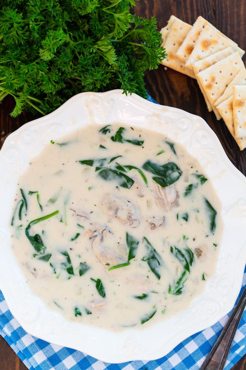 Oyster Stew in bowl.