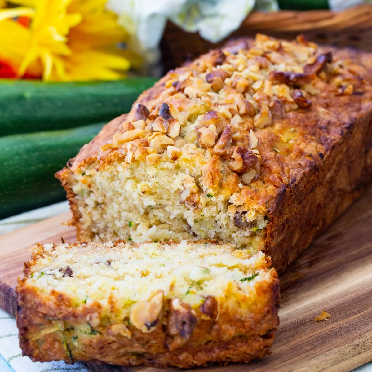 Pina Colada Zucchini Bread