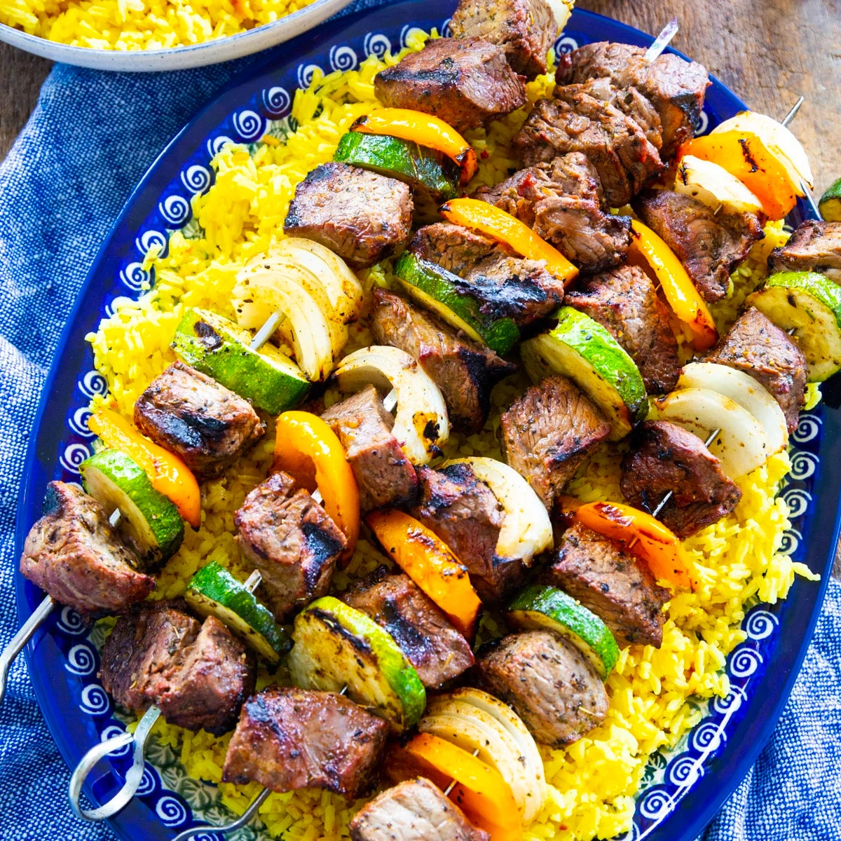 Grilled Beef Shish Kabobs