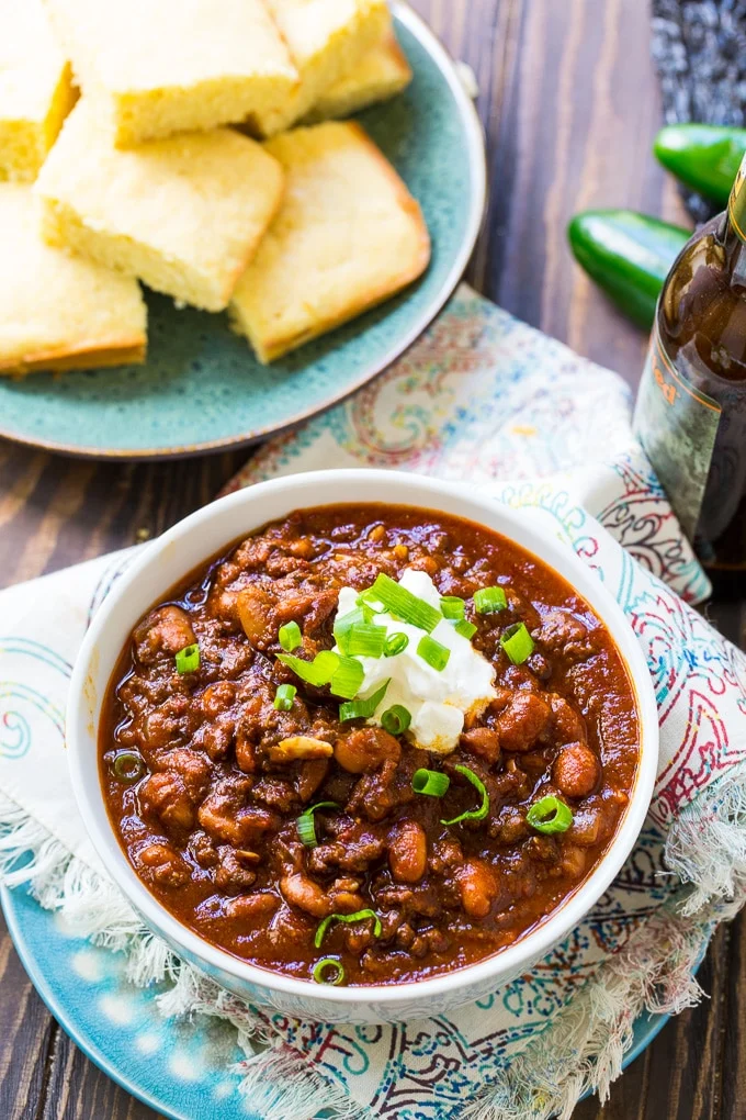 Five-Alarm Chili- this chili has a whole lot of spice!