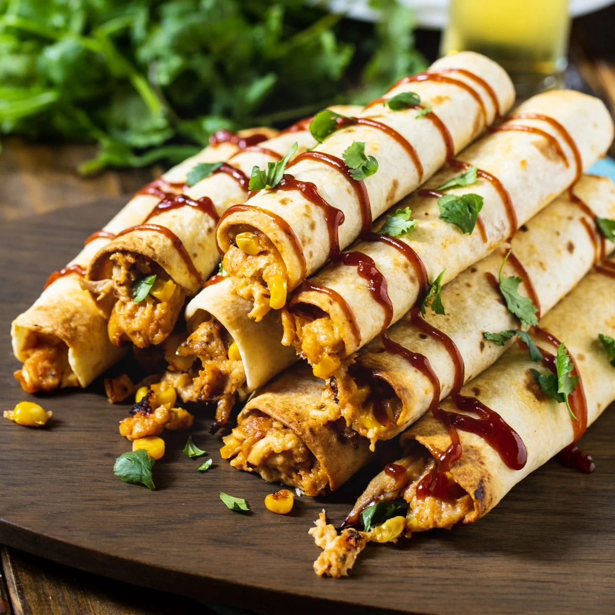 BBQ Chicken Taquitos