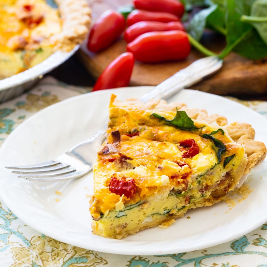 BLT Quiche