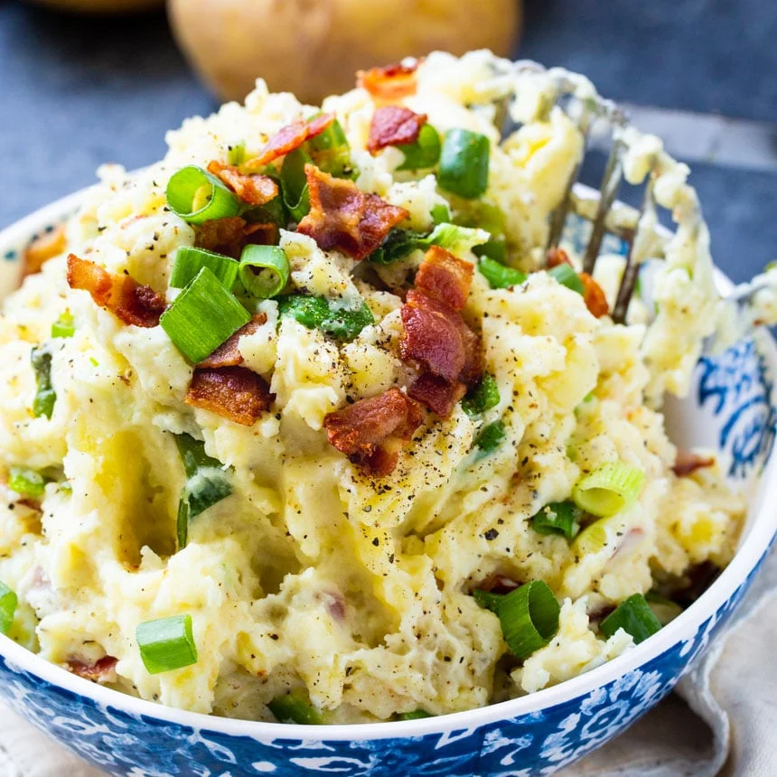 Bacon-Green Onion Mashed Potatoes