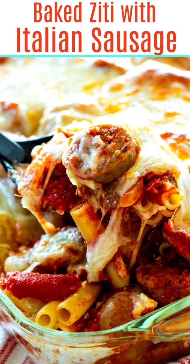 Baked Ziti with Italian Sausage