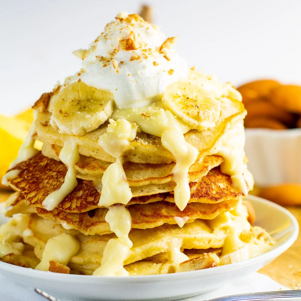 Banana Pudding Pancakes