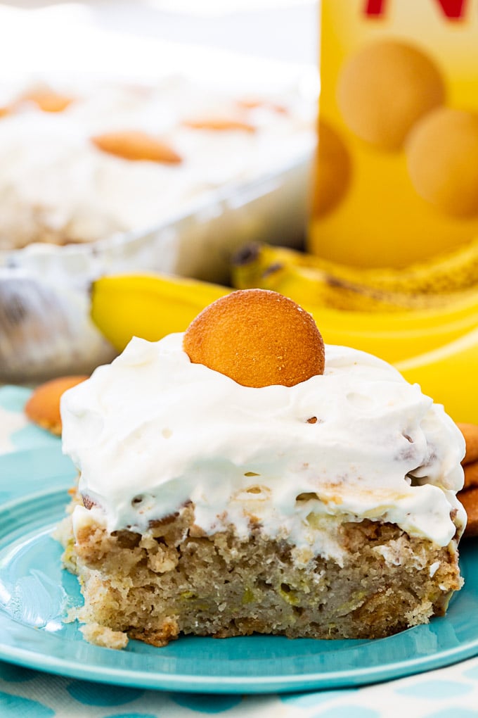Banana Pudding Poke Cake