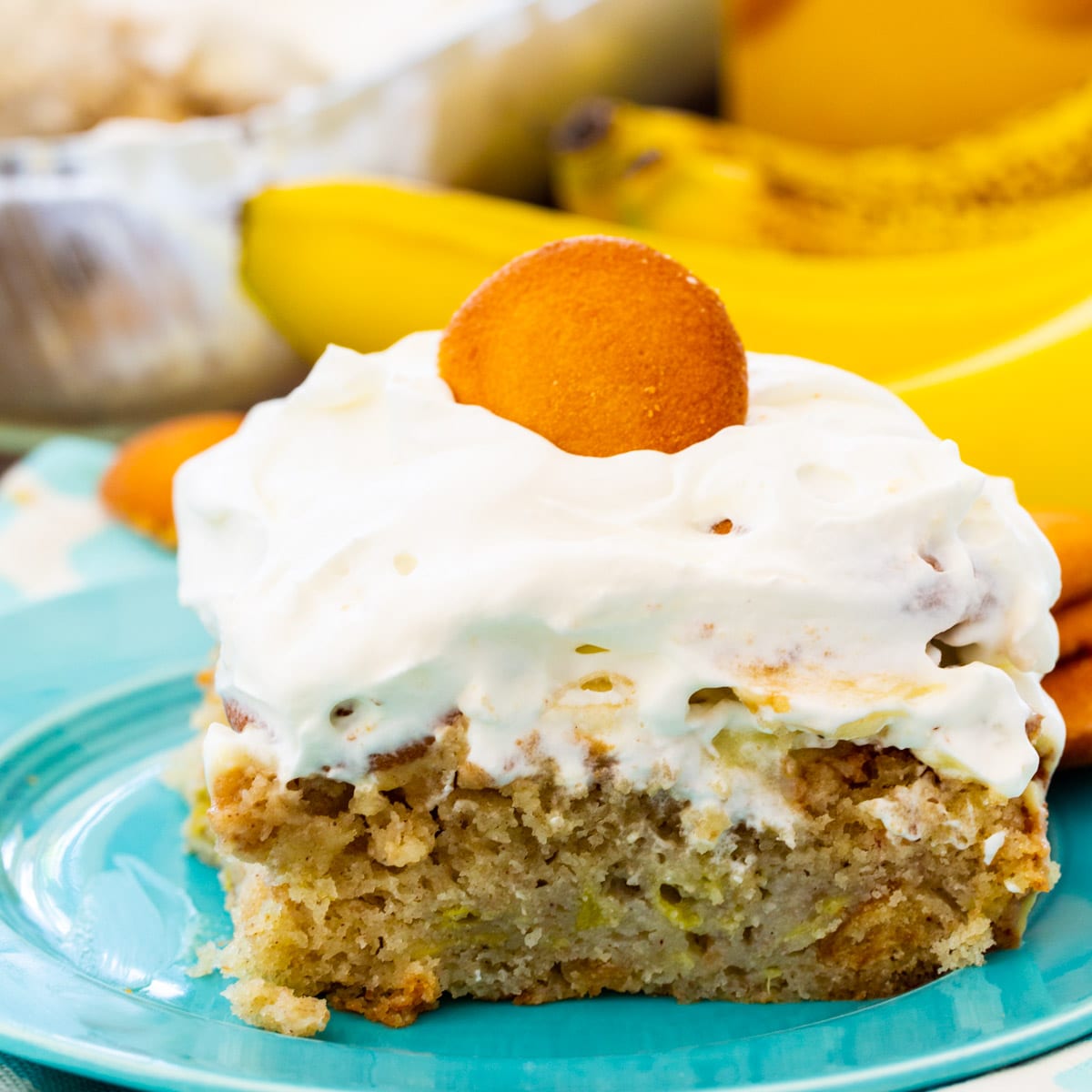 Banana Pudding Poke Cake