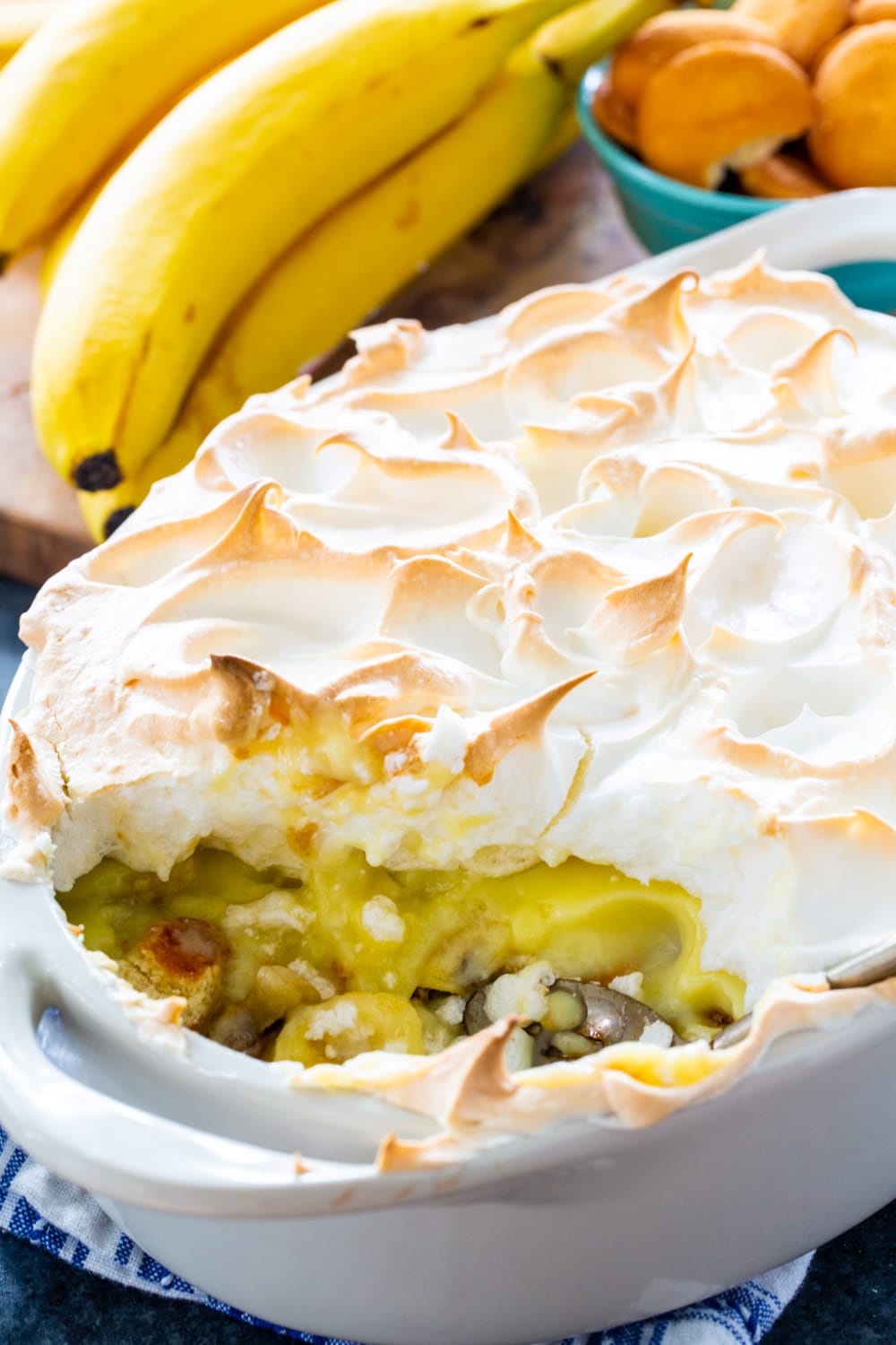 Banana Pudding with Meringue