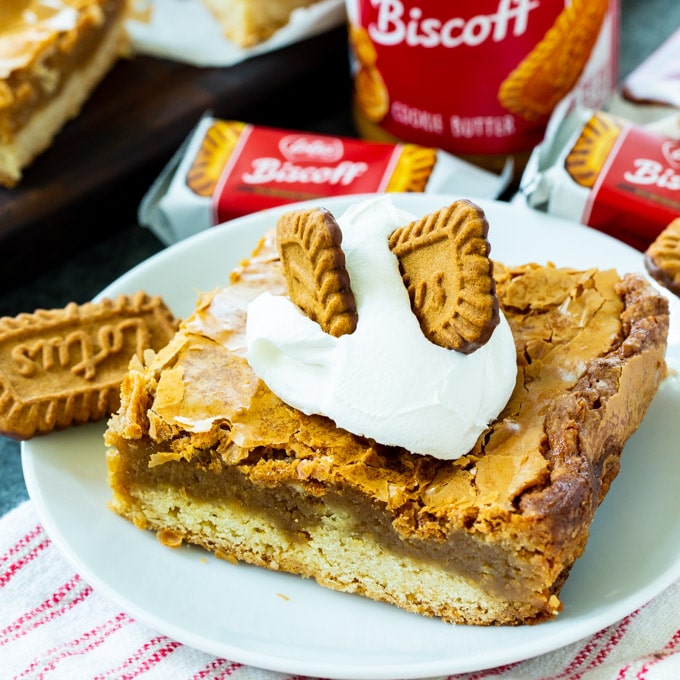 Biscoff Gooey Butter Bars