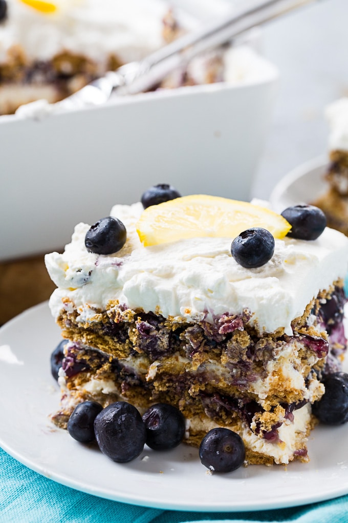 Blueberry Cheesecake Icebox Cake