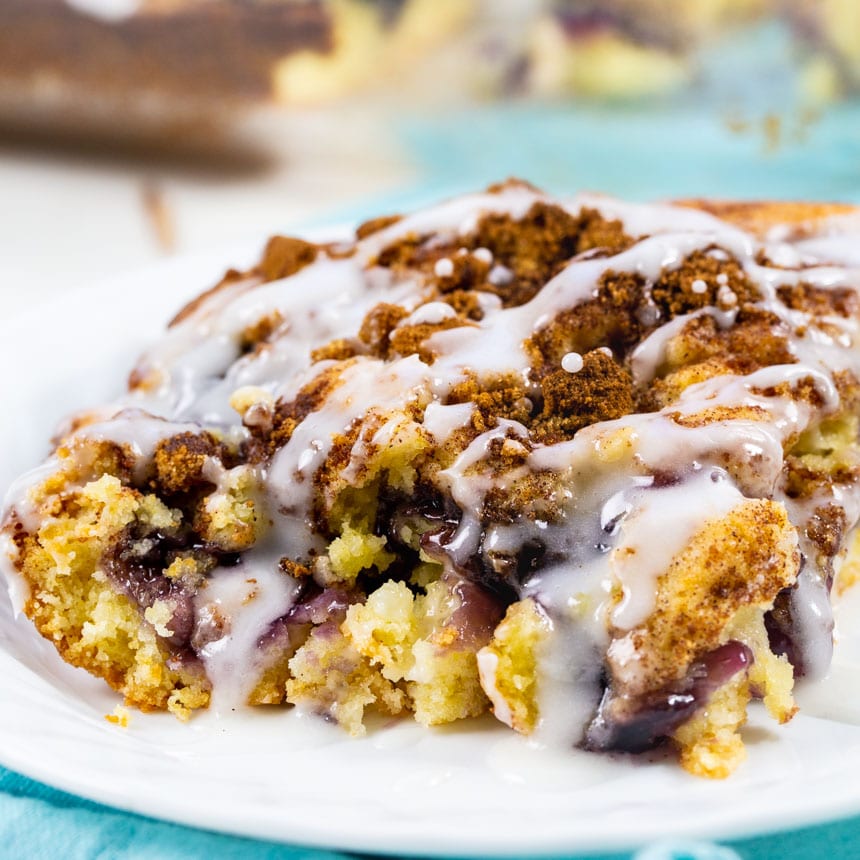 Easy Blueberry Pie Coffee Cake