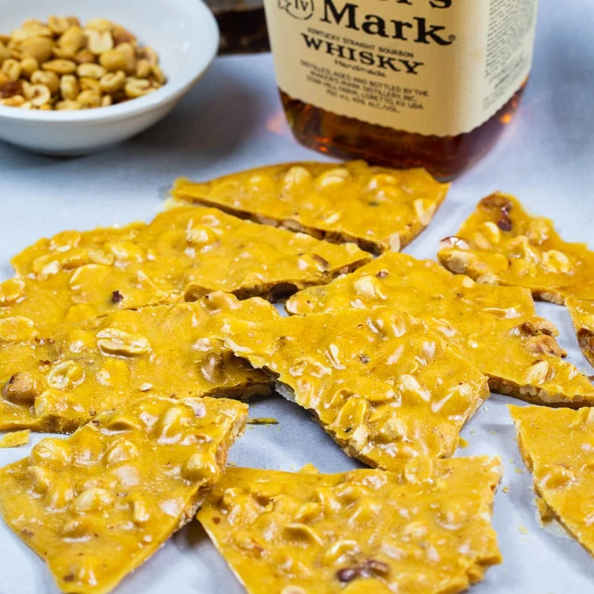 Bourbon Peanut Brittle